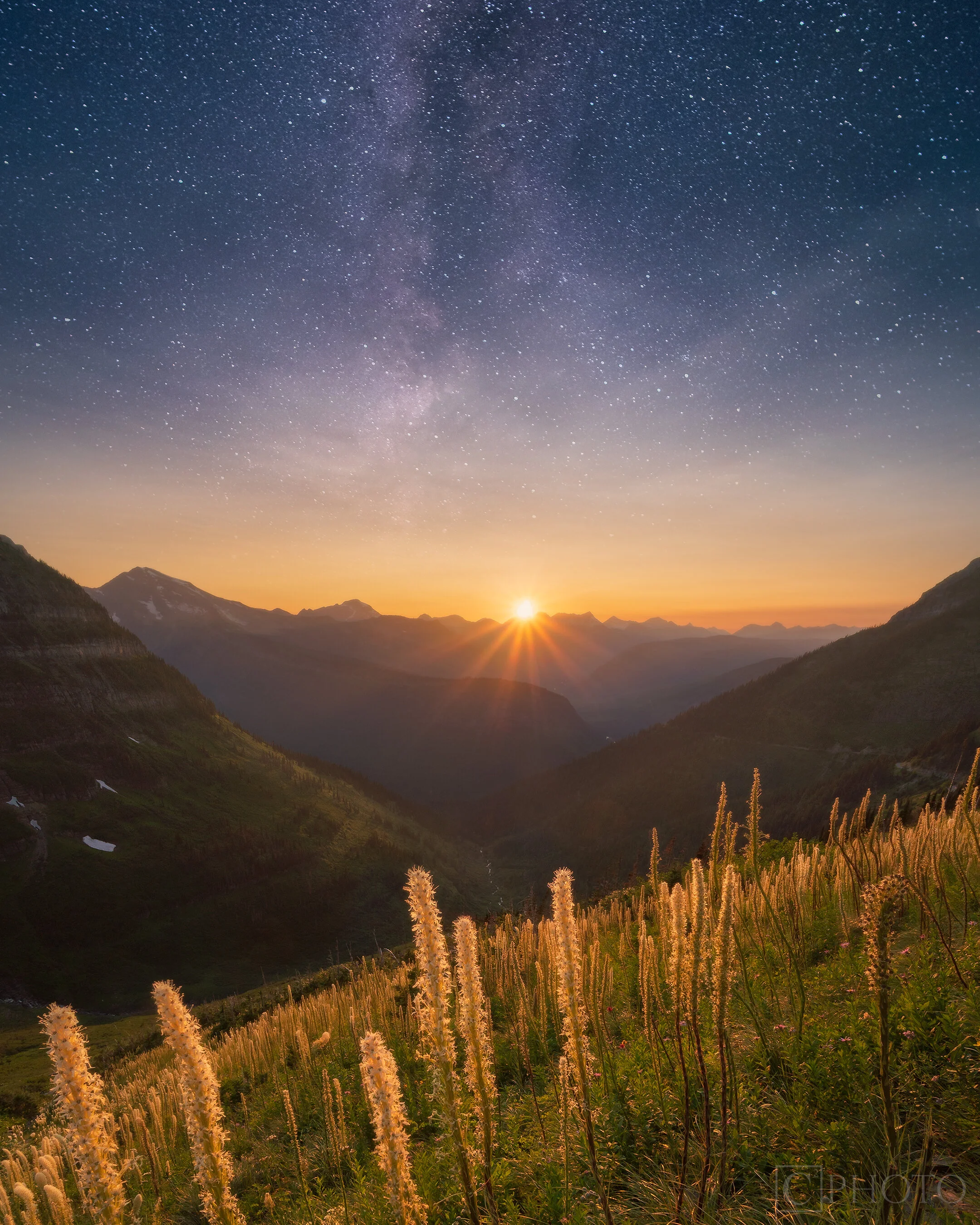 Sunset at Highline Trail