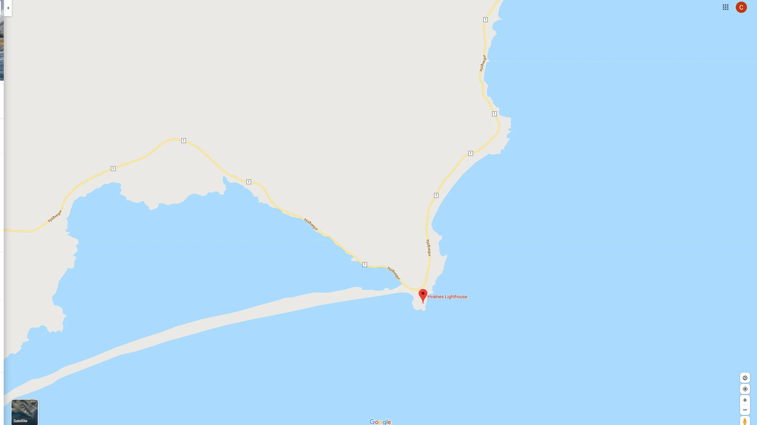 Eystrahorn Map