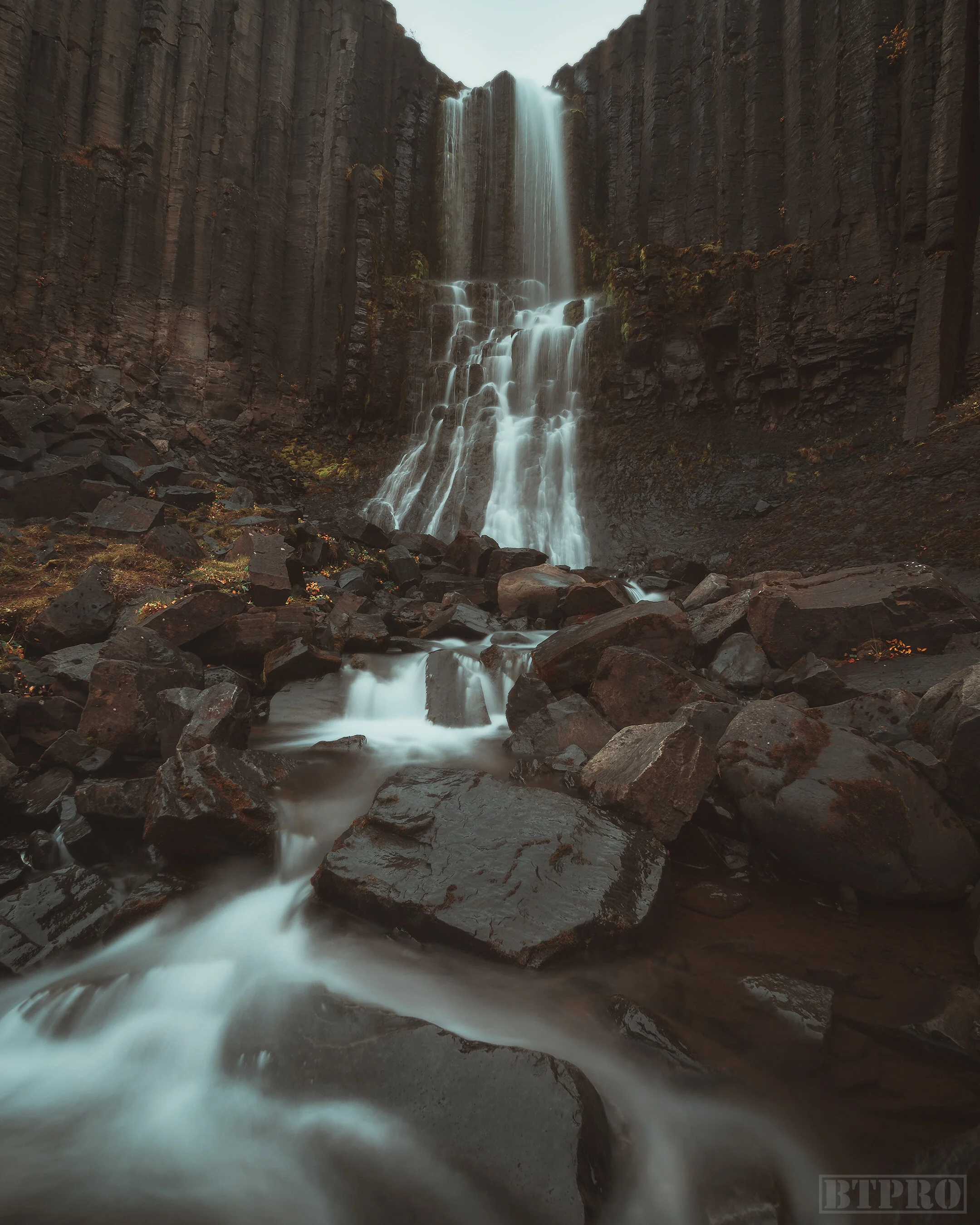 Waterfall on the way to Studlagil Canyon