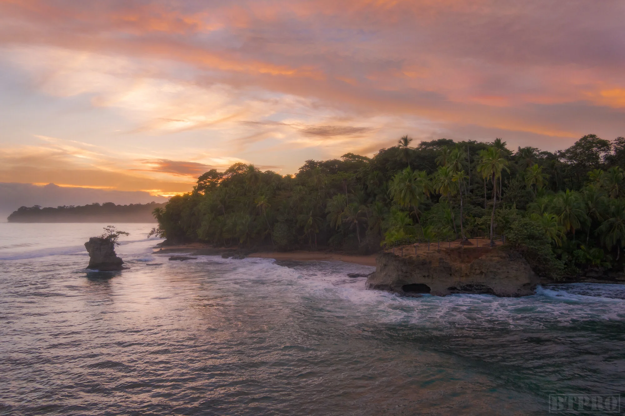 Drone Shot at Beach in Manzanillo