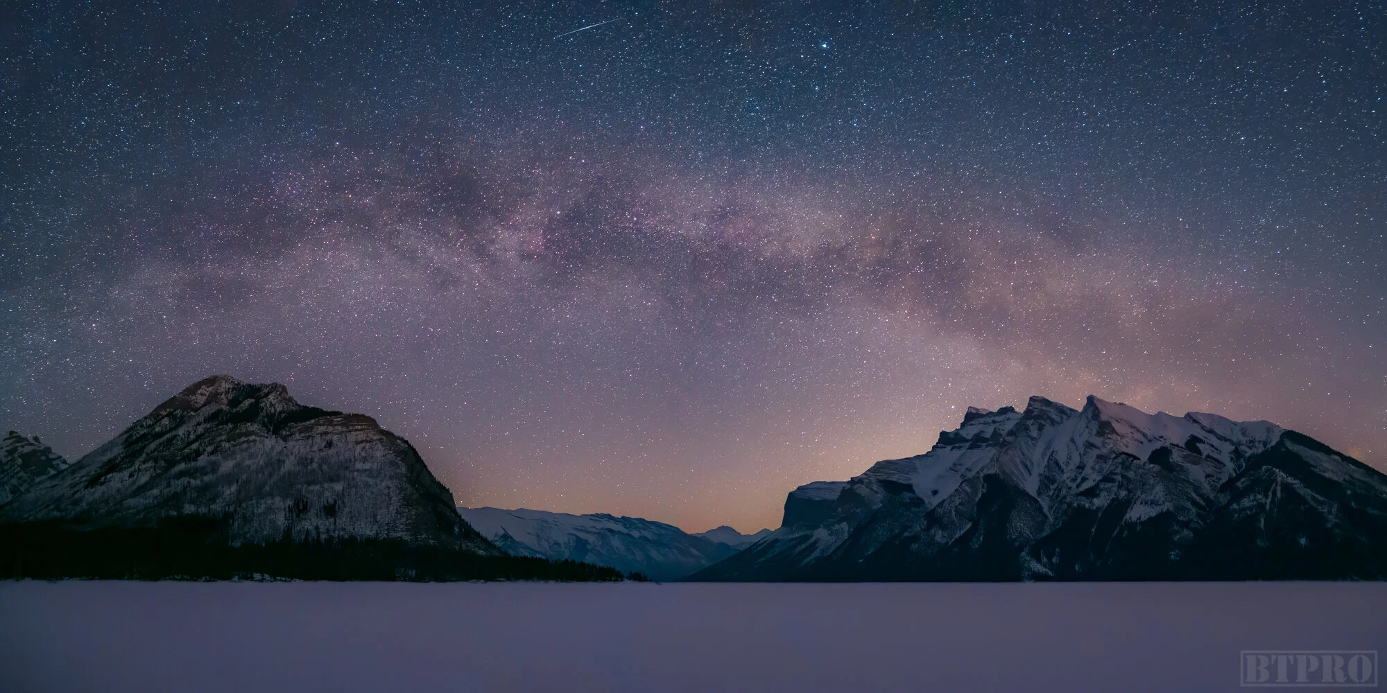 Milky Way at Lake Minnewanka