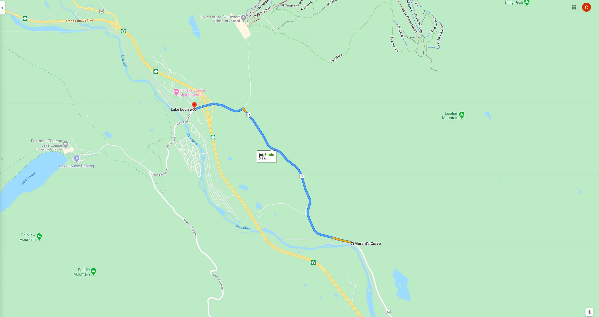 Morant’s Curve Map