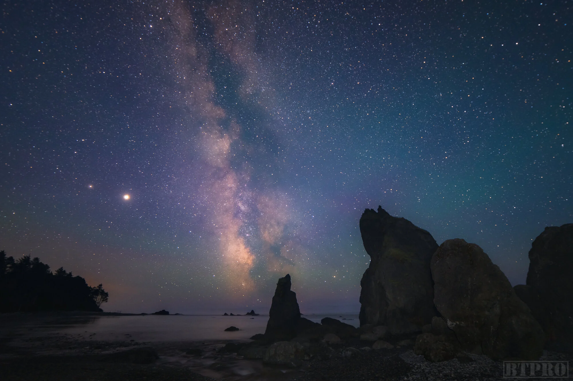 Astrophotography at Ruby Beach