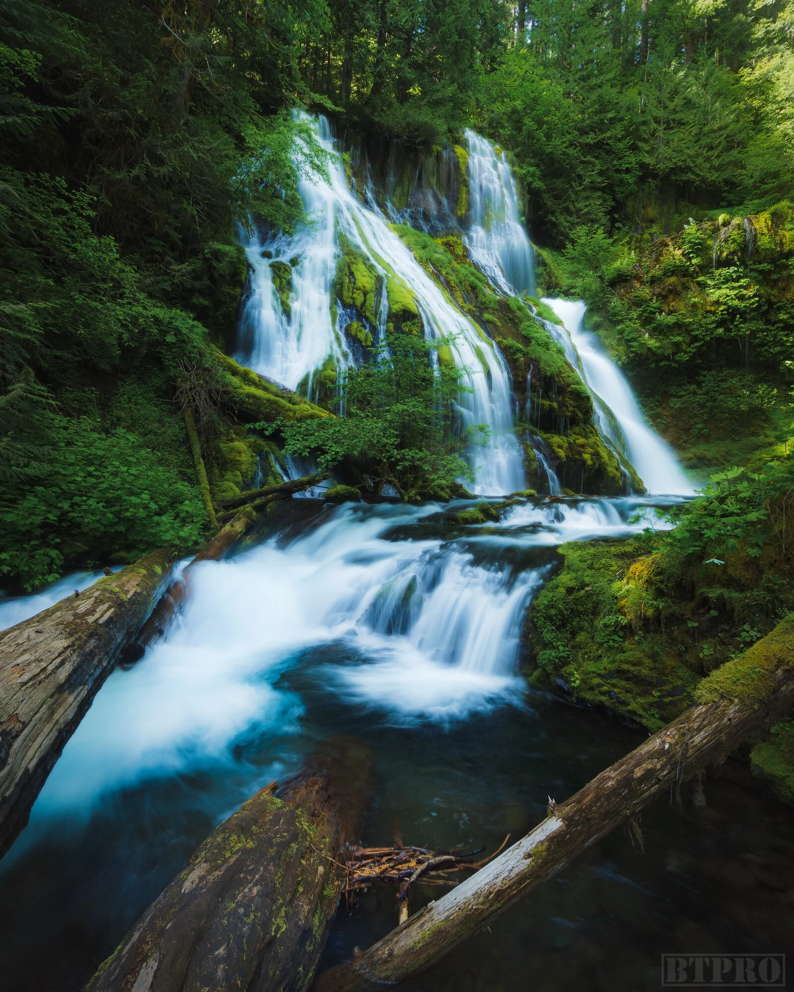 Long Exposure at Panther Creek Falls
