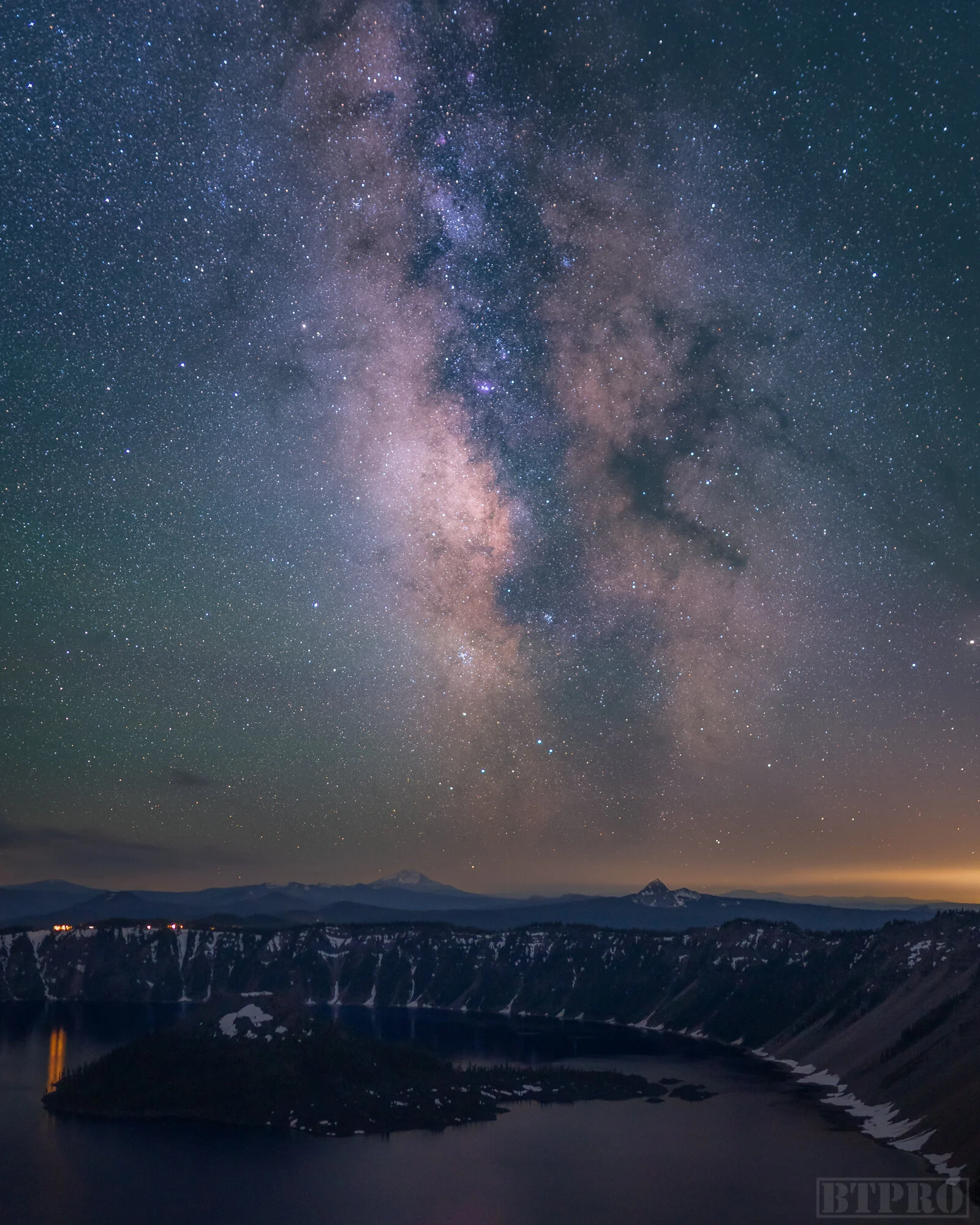 Milky Way Over Crater Lake