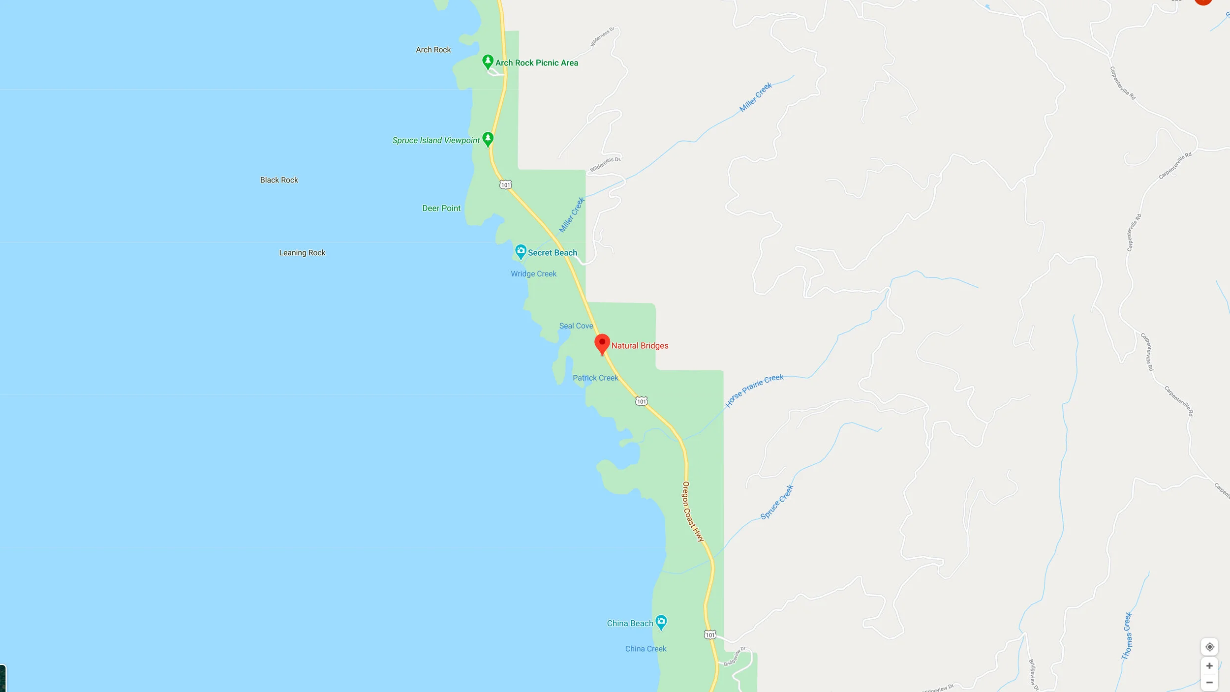 National Bridges Map