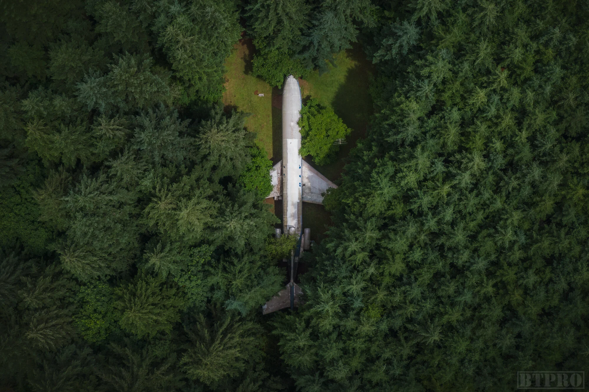 Birdseye View of Airplane Home