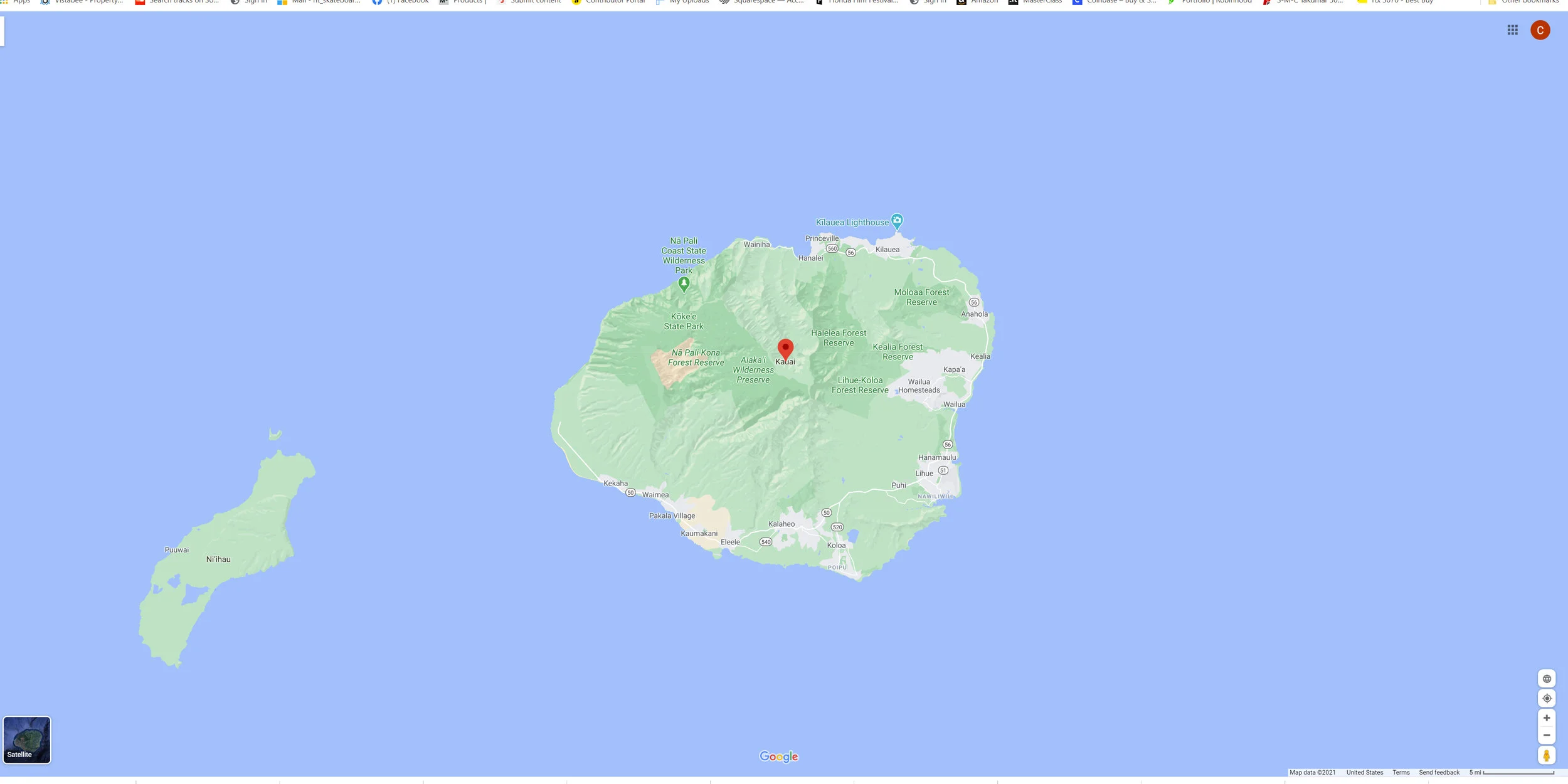 Kauai Map
