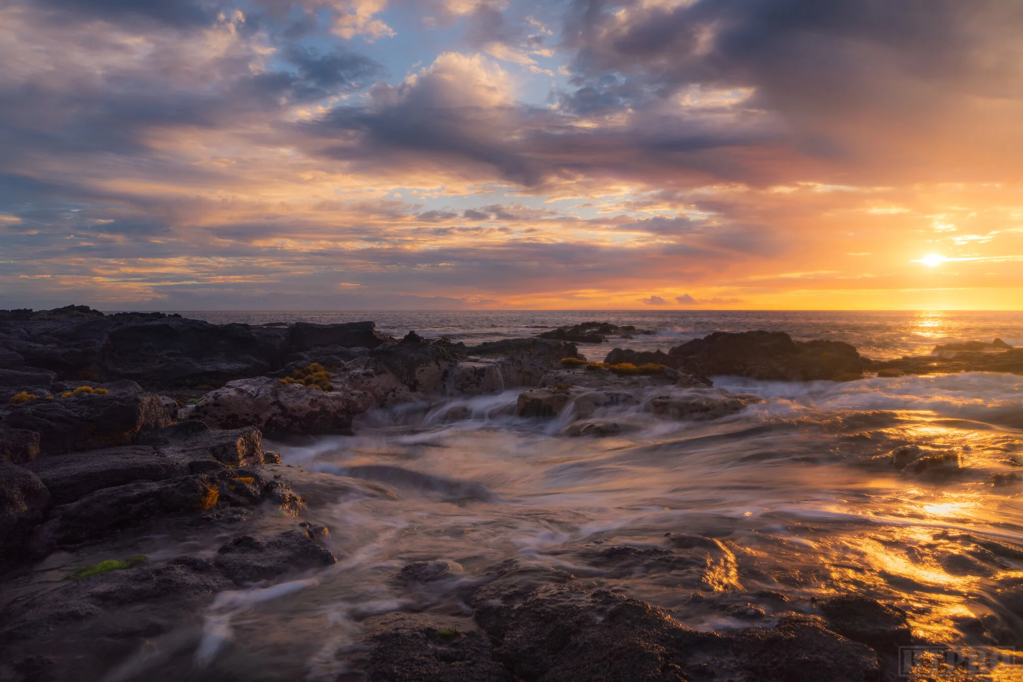 Sunset at Pele’s Well