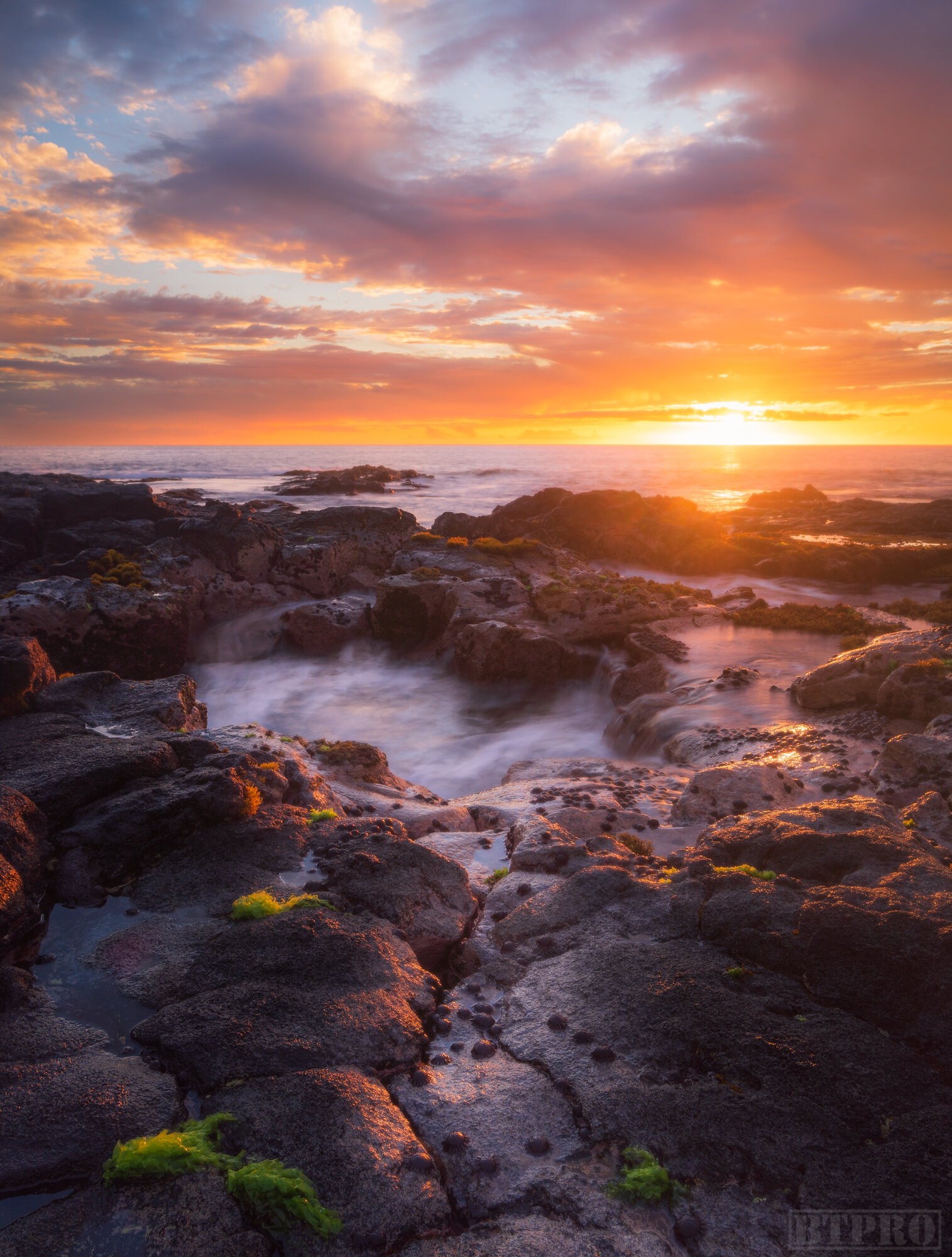 Sunset at Pele’s Well