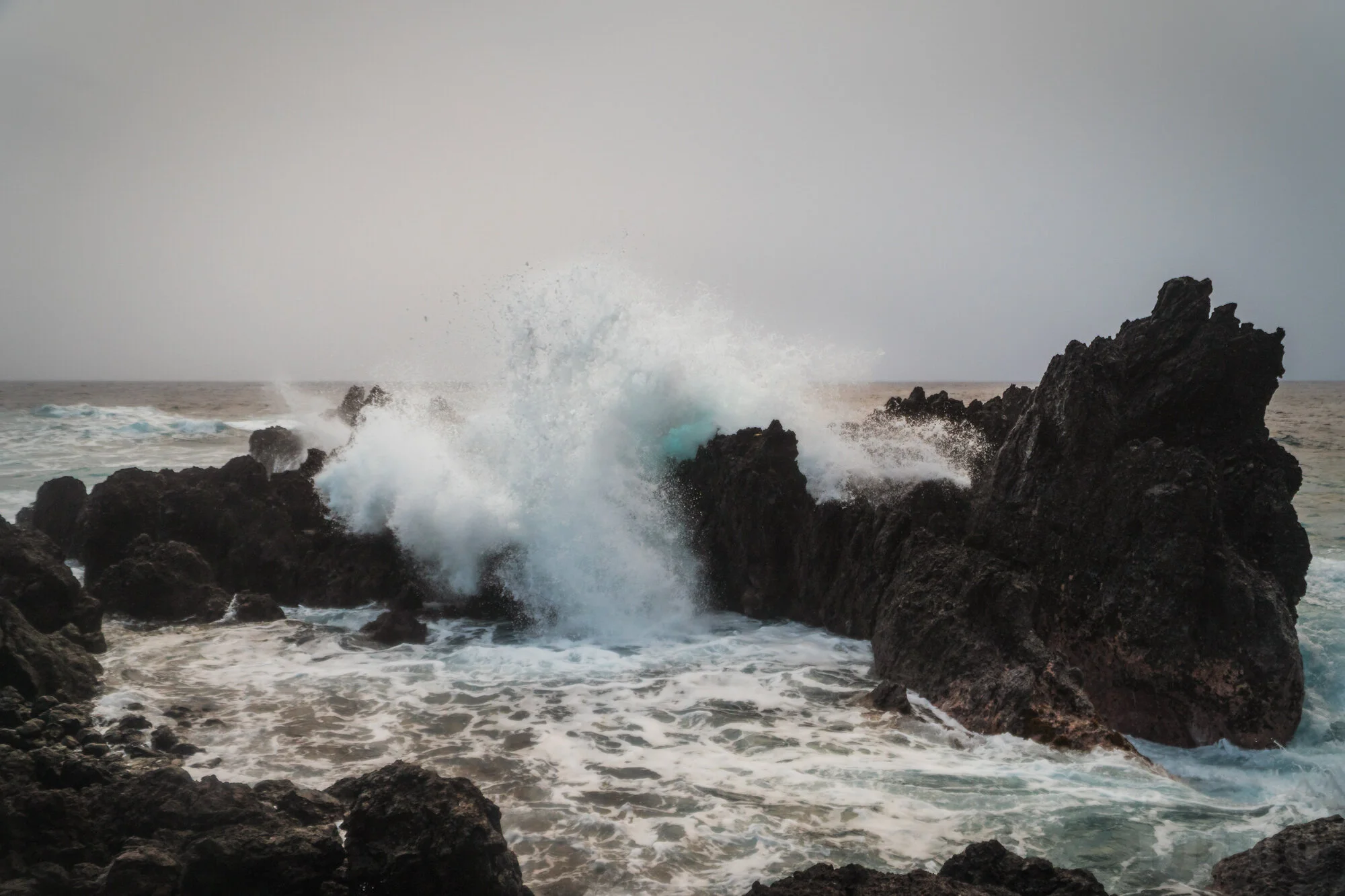Sunrise at Laupahoehoe Point