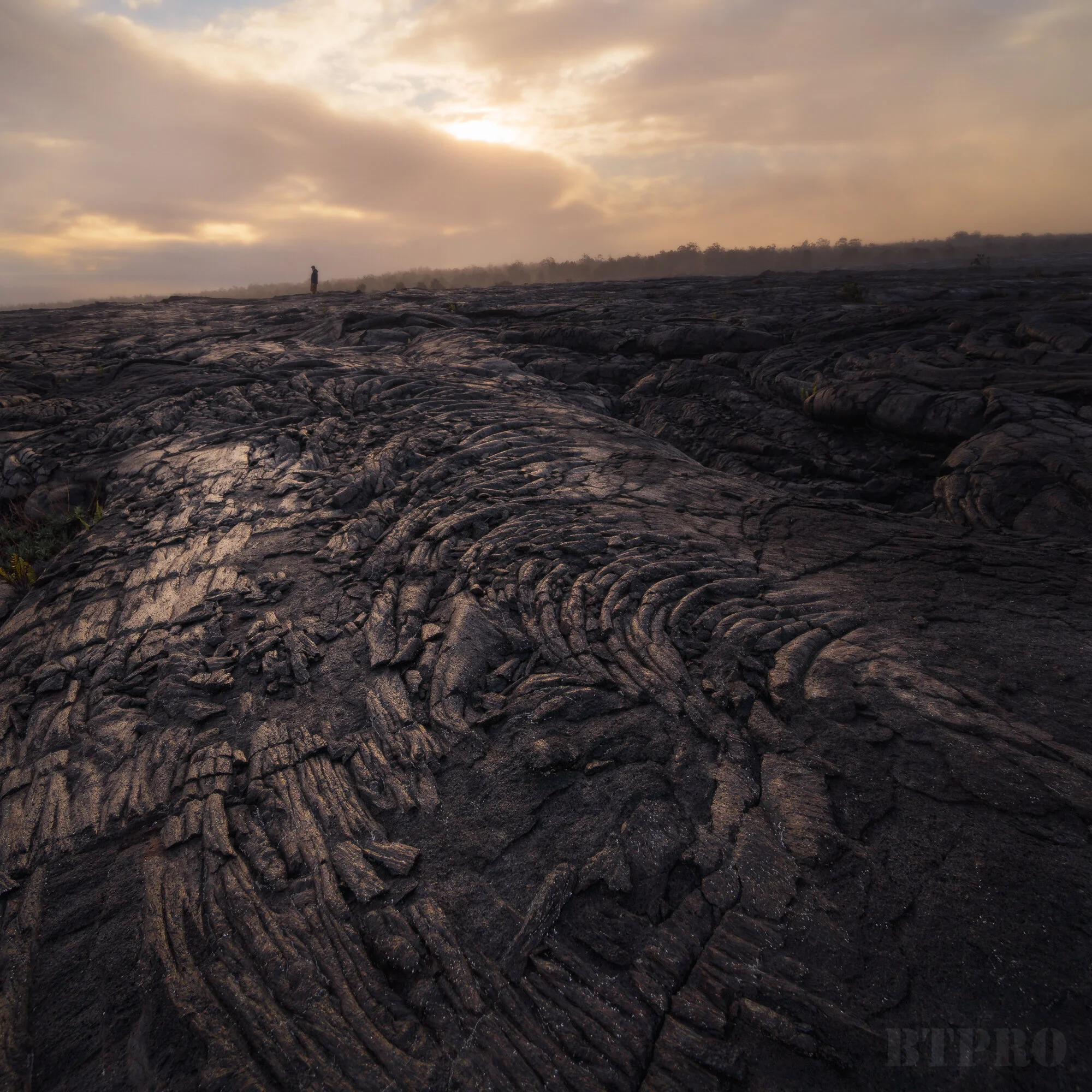 Sunset at Volcanoes National Park