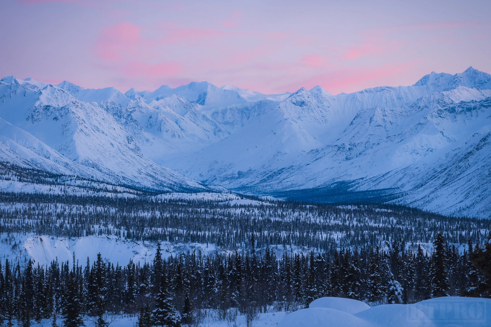 Pastel Colors Off Glenn Highway
