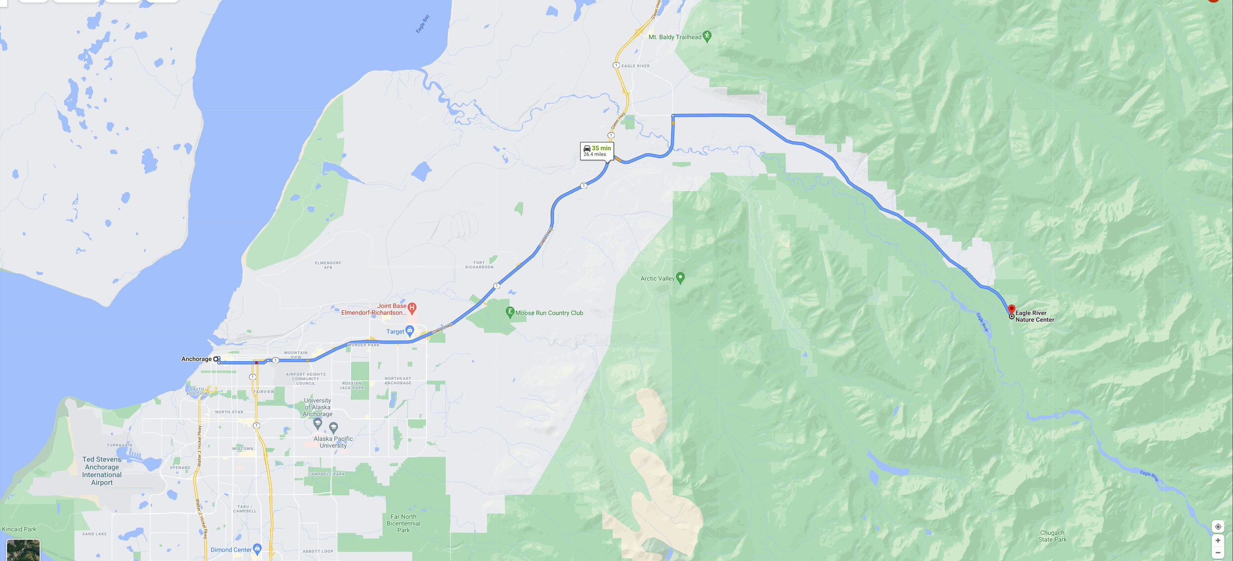 Eagle River Valley Map