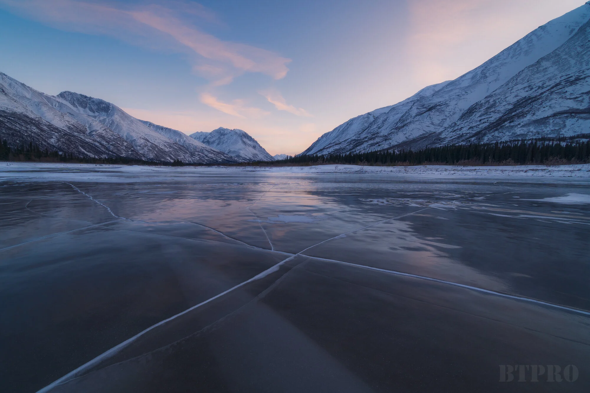 Sunset Near Denali National Park