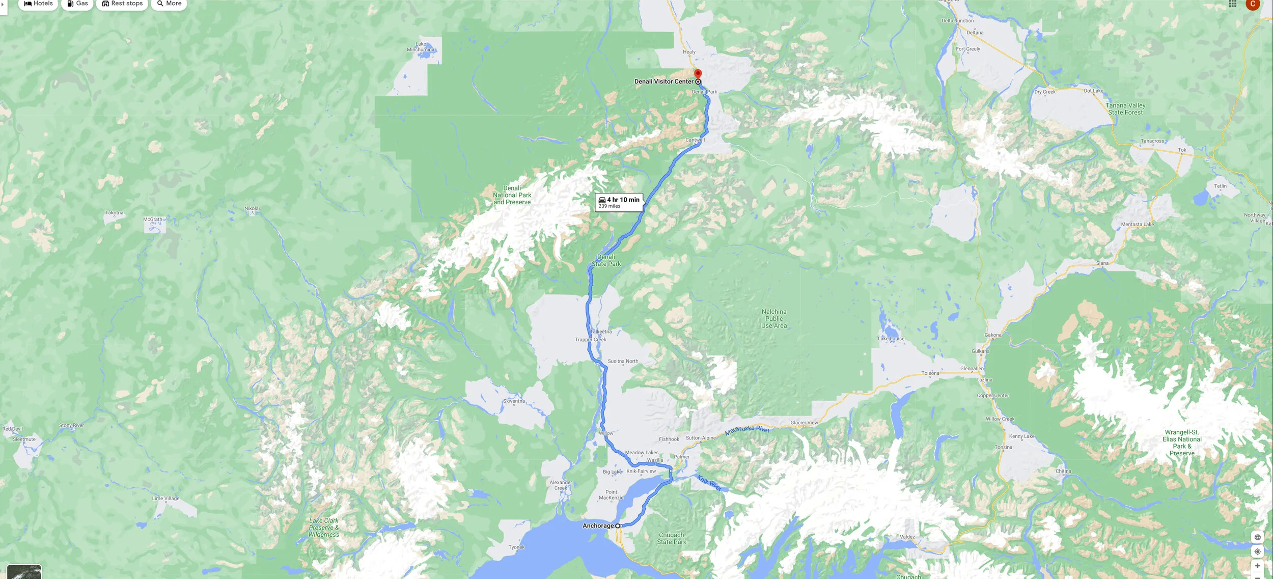 Denali Map