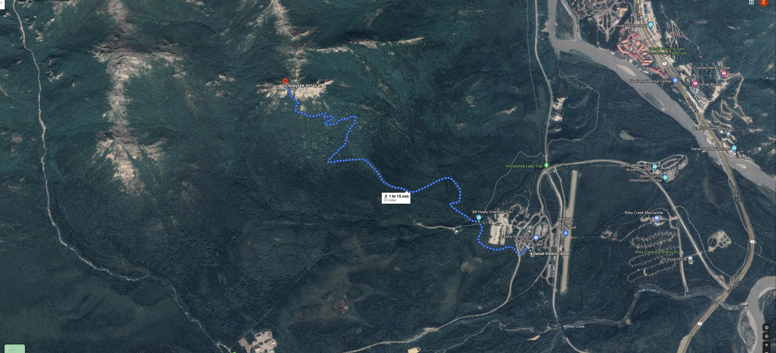 Mount Healy Overlook Map