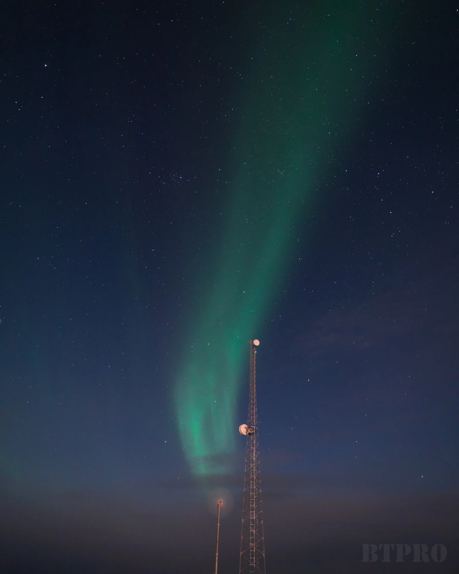 Light Aurora At Murphy Dome