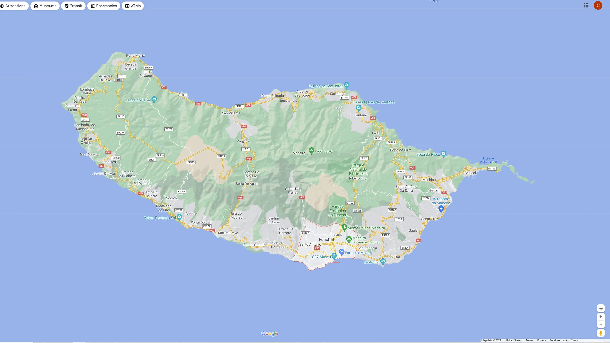 Madeira Map
