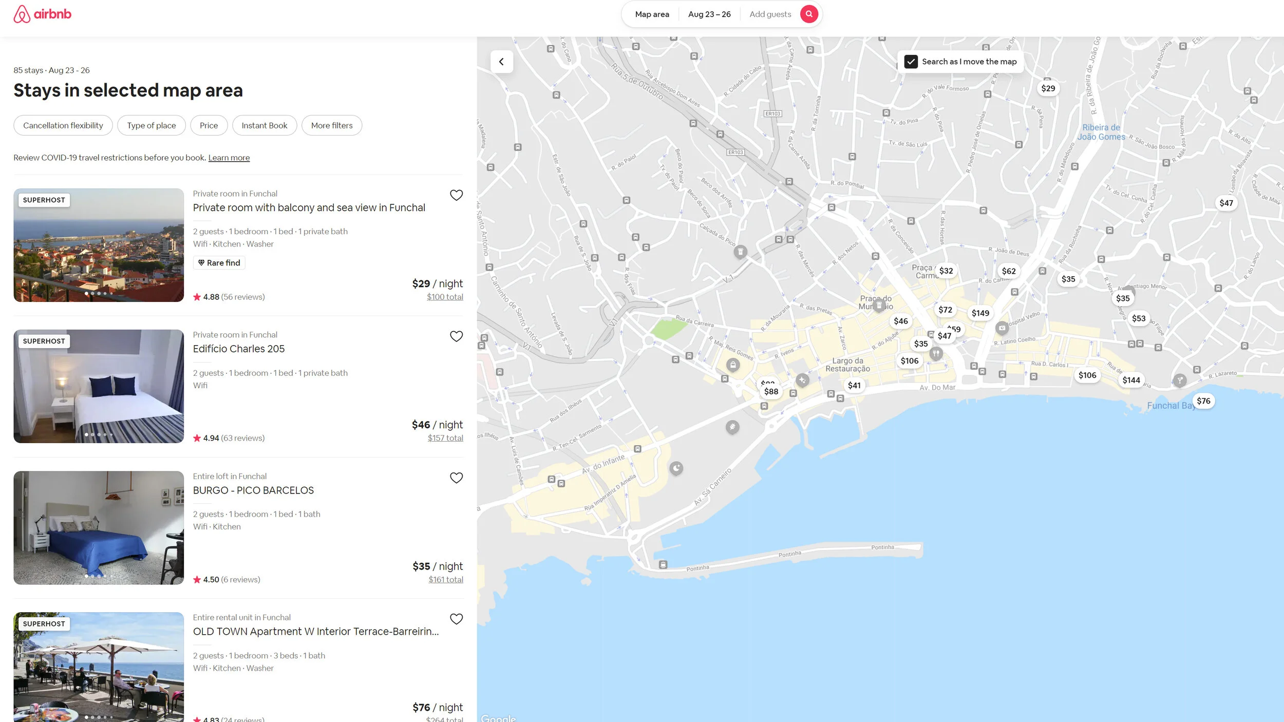 Airbnbs in Funchal
