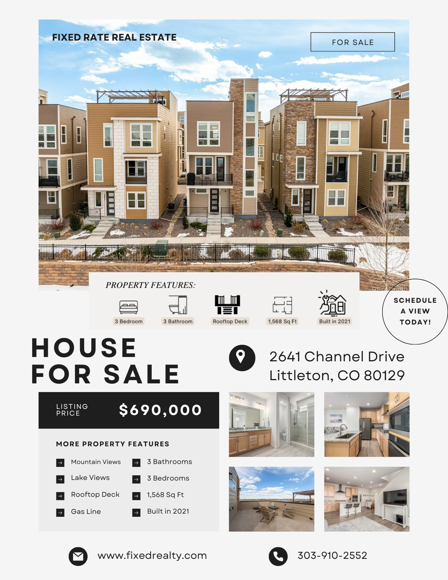 Stunning Tri-Level Home for Sale In Highlands Ranch with Scenic Views and Modern Features