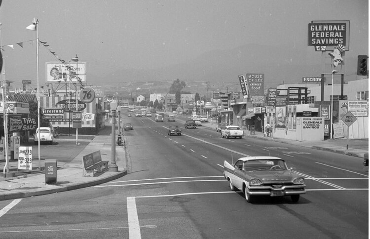 Sunset Boulevard Looking West — Pacific Palisades Historical Society