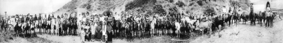 Thomas Ince with his array of Western Actors