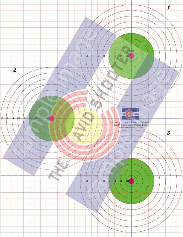 8.5x11 Targets (5) MOA (300yd) — The Avid Shooter
