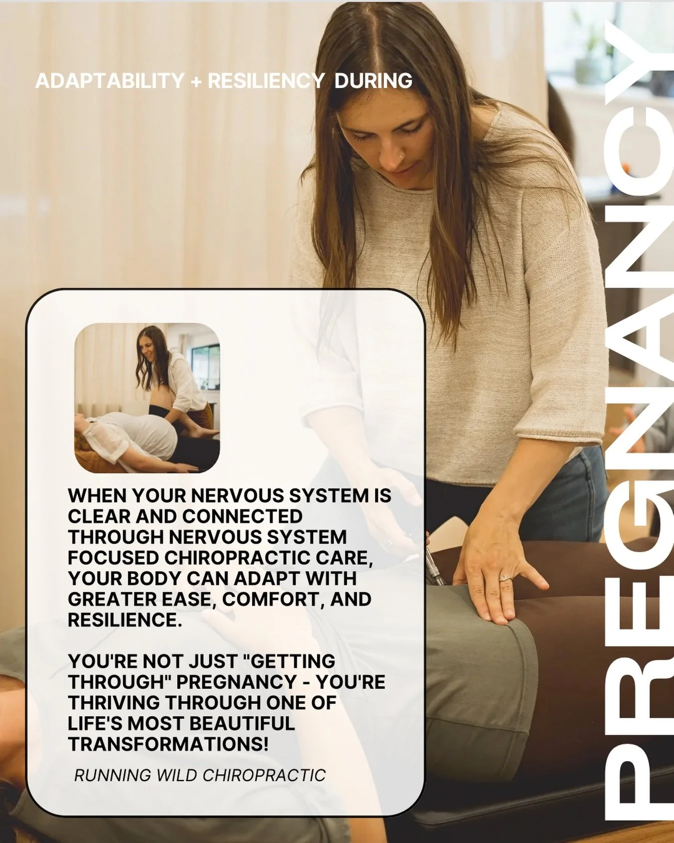 In just 9 months, your body will undergo one of the most dramatic transformations of your entire life.

Your heart will pump 50% more blood, your ribcage will expand, your pelvis will shift and widen, your center of gravity will completely change, an