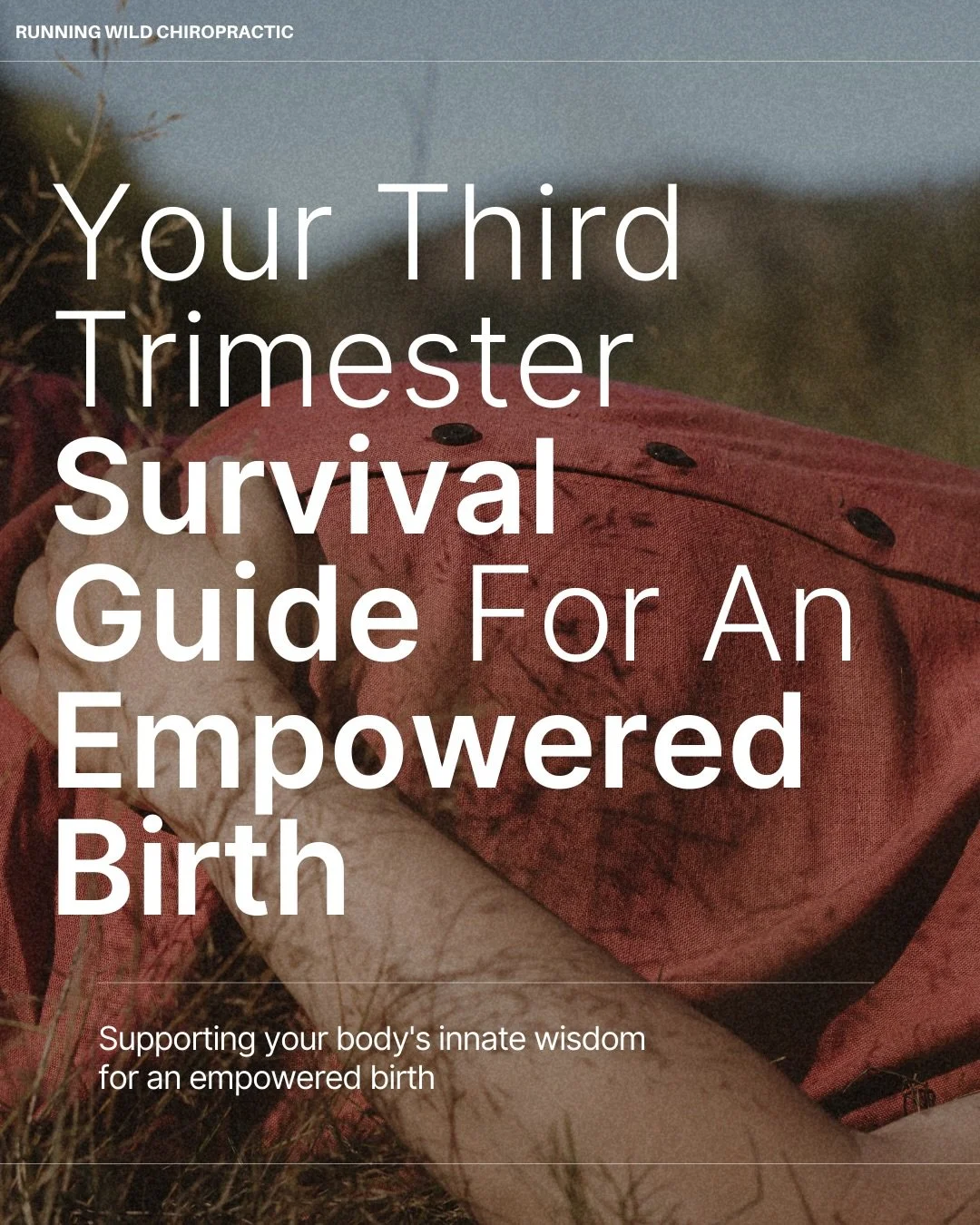 The third trimester can feel overwhelming. Your body is changing daily, sleep may feel impossible, and birth feels both exciting and intimidating.

But here&rsquo;s what I want you to remember: your body knows exactly how to grow your baby and bring 