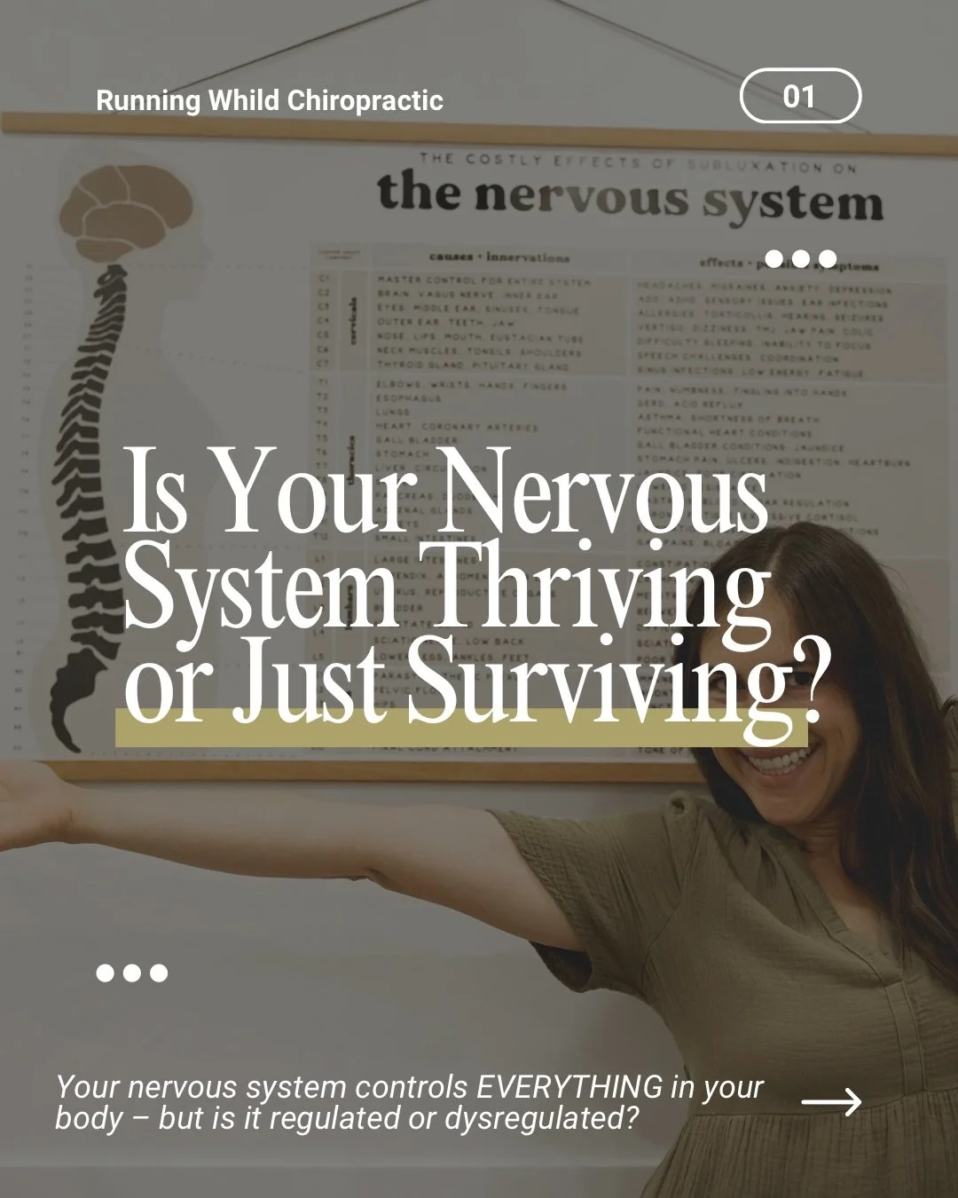Your nervous system is either helping you thrive or keeping you stuck in survival mode 🧠

In practice, I see this shift all the time: when a nervous system moves from dysregulated to regulated, families feel the difference.

It&rsquo;s not about &ld