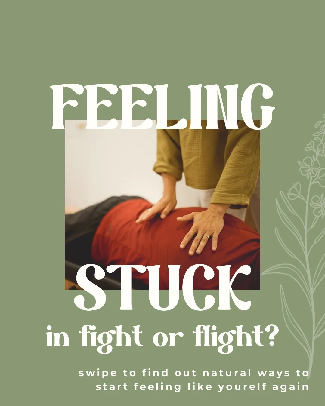 Stuck in fight or flight? Here are some natural ways to start feeling like yourself again. 

If you&rsquo;re constantly anxious, can&rsquo;t sleep, struggling with digestion, or feeling like everything is just too much - your body is likely stuck in 