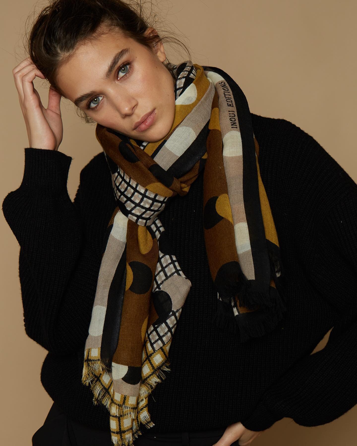 Beautiful brown autumn colours in
wool &amp; cashmere-silk-wool blends.
&bull; Gorgeous graphics
&bull; Contrasting colours
Light | Luxurious | Lovely 
INOUI EDITIONS Paris AW Collection

More in store at C&Ocirc;T&Eacute; NORD