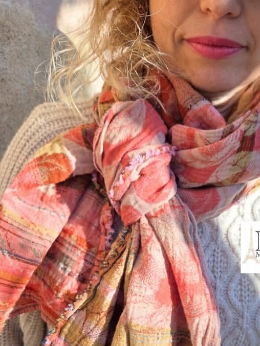 New Collection - organic cotton scarves woven in regional France, now in store at C&Ocirc;T&Eacute; NORD.
These are so popular and versatile - perfect everyday all year round: just the right size, just the right weight, destined to travel - my client