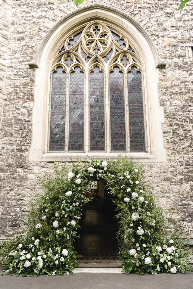 All Saints Church Fulham Wedding Flowers