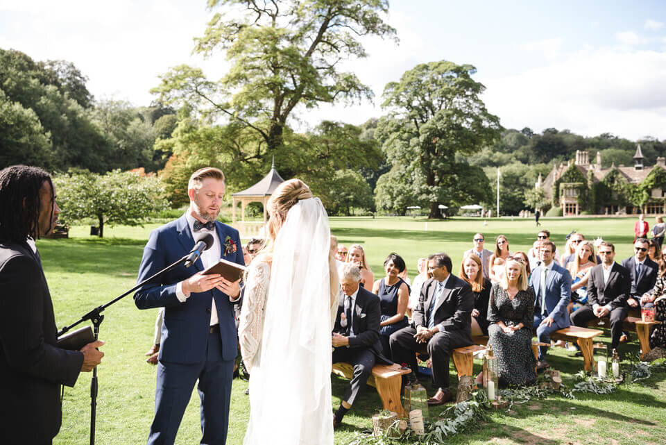 Outside ceremony - Castle Coombe