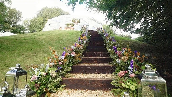 HAPPY ANNIVERSARY 
Four years ago, at their beautiful home in the Cotswolds, two fabulous grooms celebrated an unforgettable weekend surrounded by their closest family &amp; friends. 
Rich autumnal colours filled not one, but two marquees; one for di