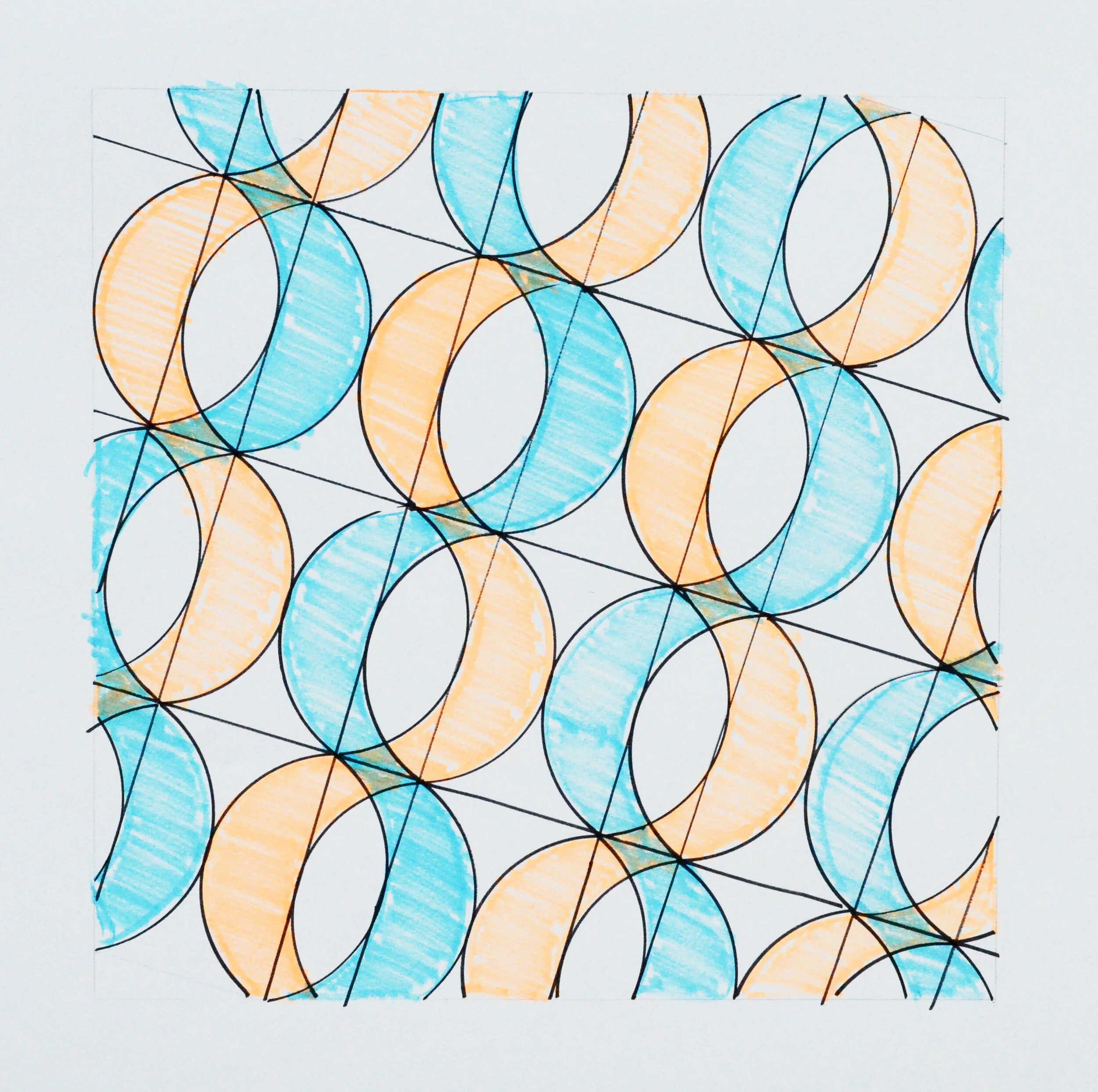  Untitled  Marker on paper  50 x 50 cm  2020     