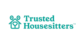 Trusted HouseSitters logo with three house icons and text