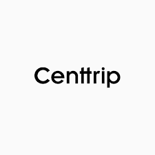 Centered text reading 'Centtrip' on a white background.
