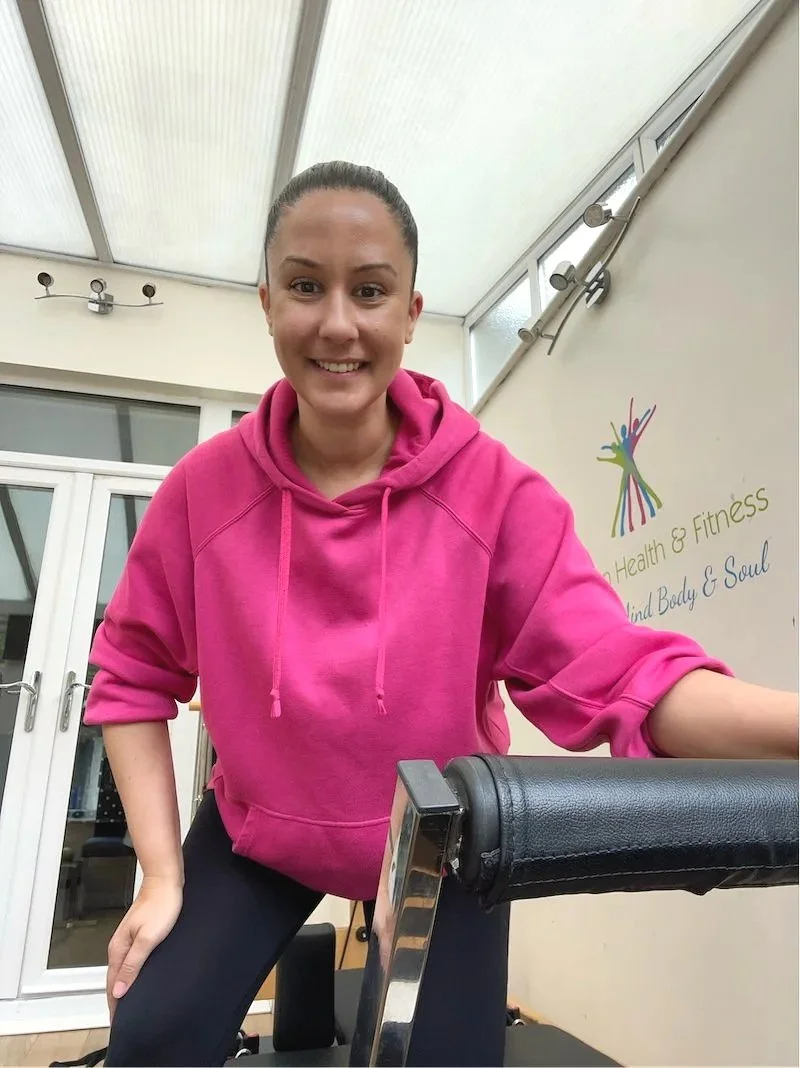 Najat Stefka in her private pilates studio