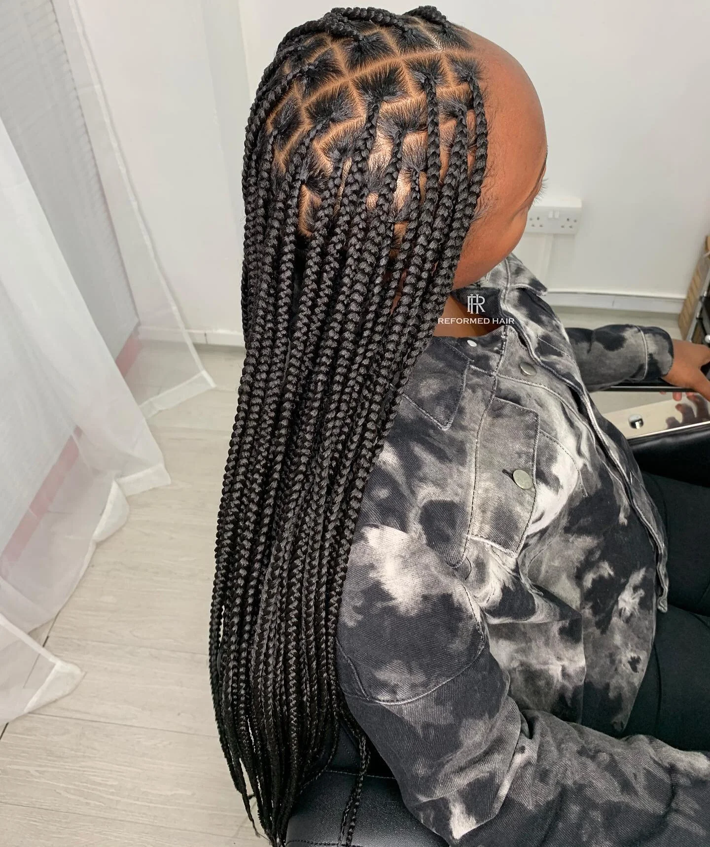 picture Medium Knotless Braids With Curly Ends appointments reformed hair