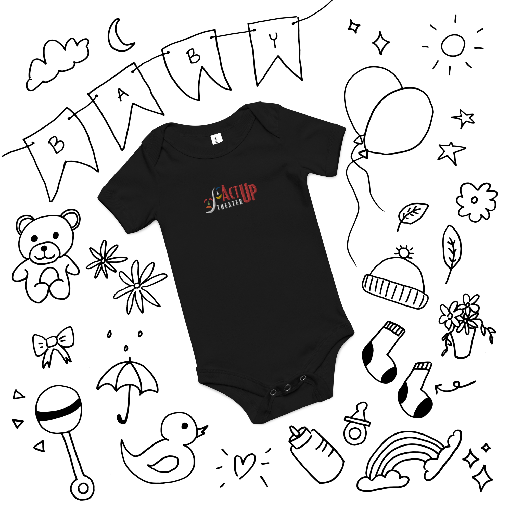 baby-short-sleeve-one-piece-black-front-66e3fbf86525f.png