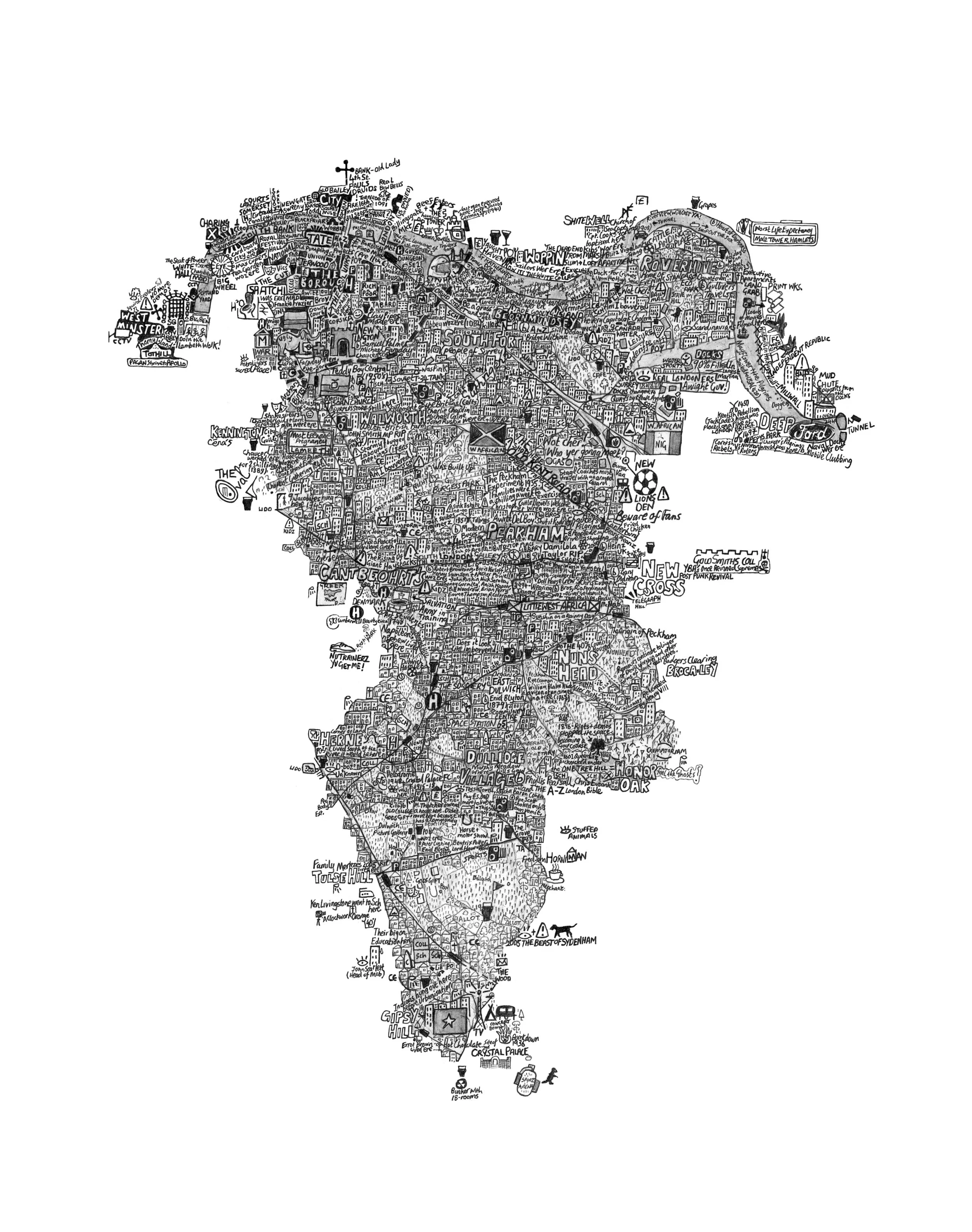 Southwark – 35.3 x 44.8 cm