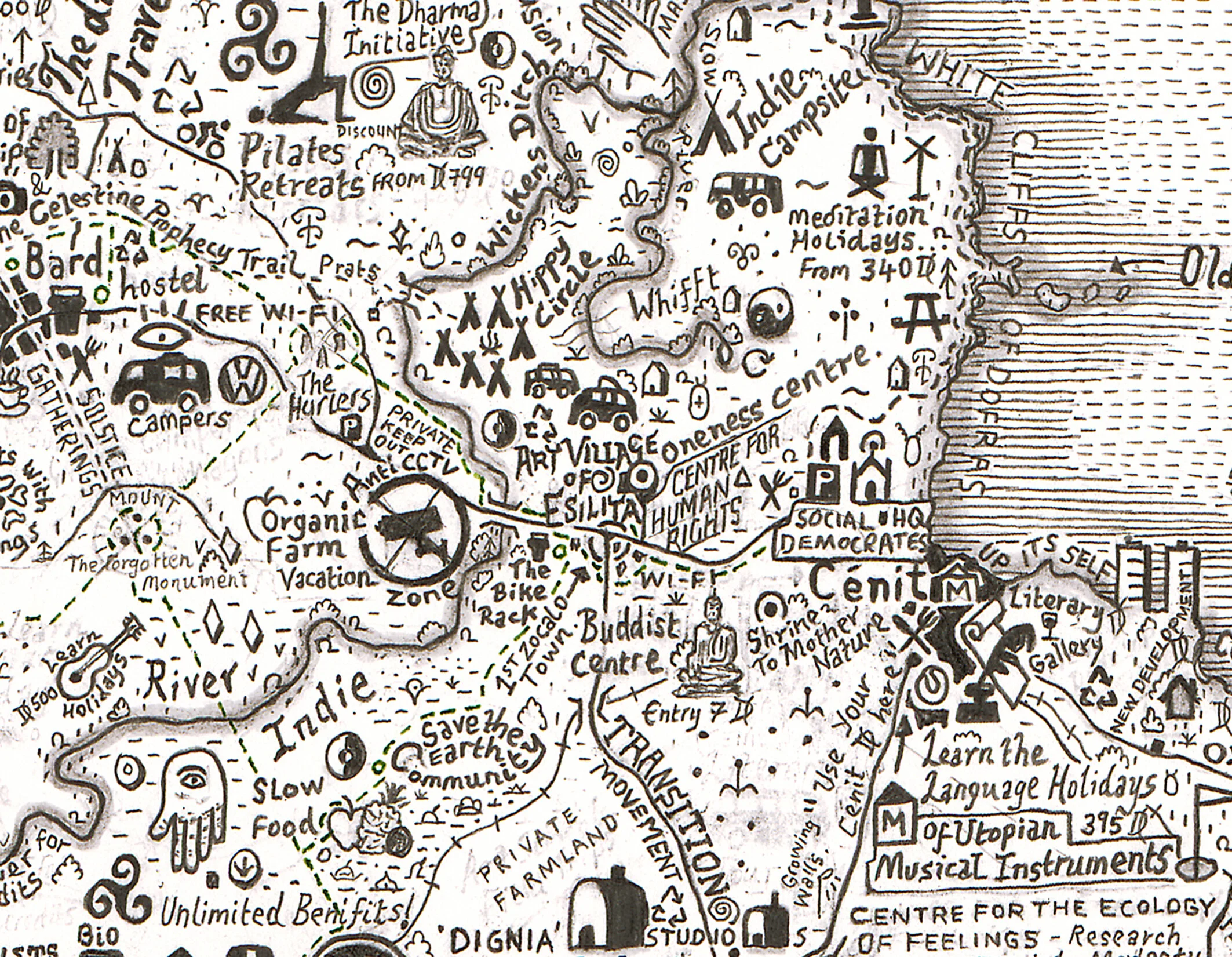 Beacons of hope and the Picnic Movement The segmentation of much of Nova Utopian society has become a concern to many on the island in recent years. The effects of overpopulation, the Internet and the automation of daily life have compounded