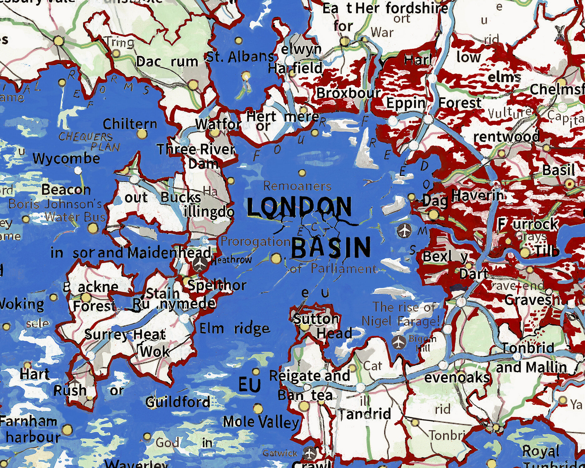 & the great capital of old England is now just simply the “London Basin”.
