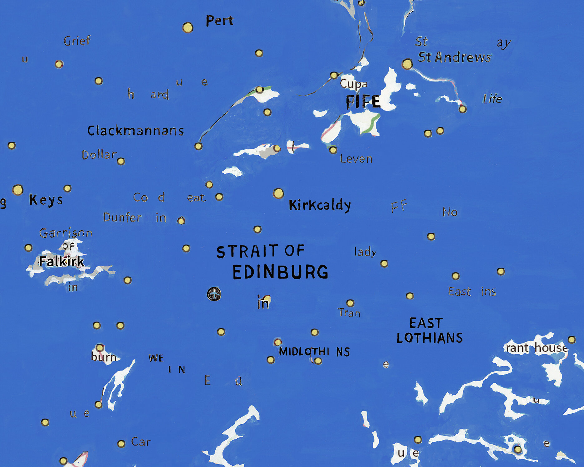 This is also the case with other strong Remain districts such as Stirling, Glasgow and Edinburgh that voted over 60% to Remain. Edinburgh is now the ‘Strait of Edinburg’.