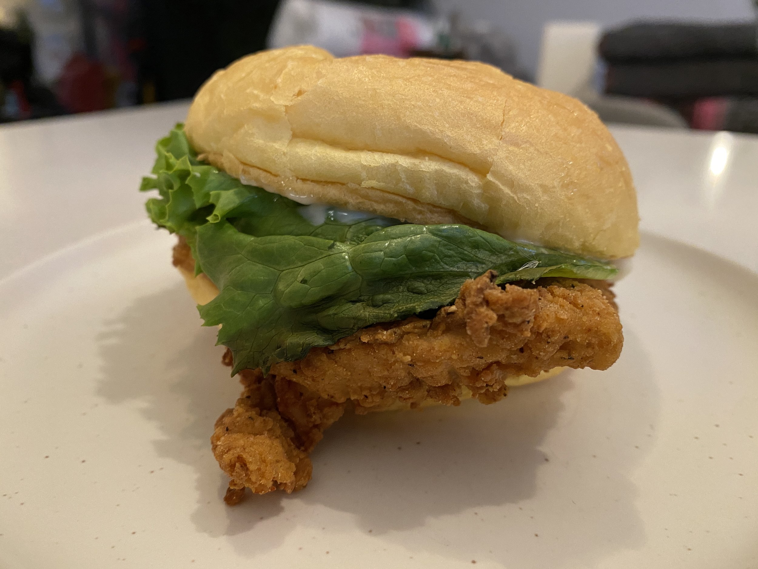 smash burger crispy chicken