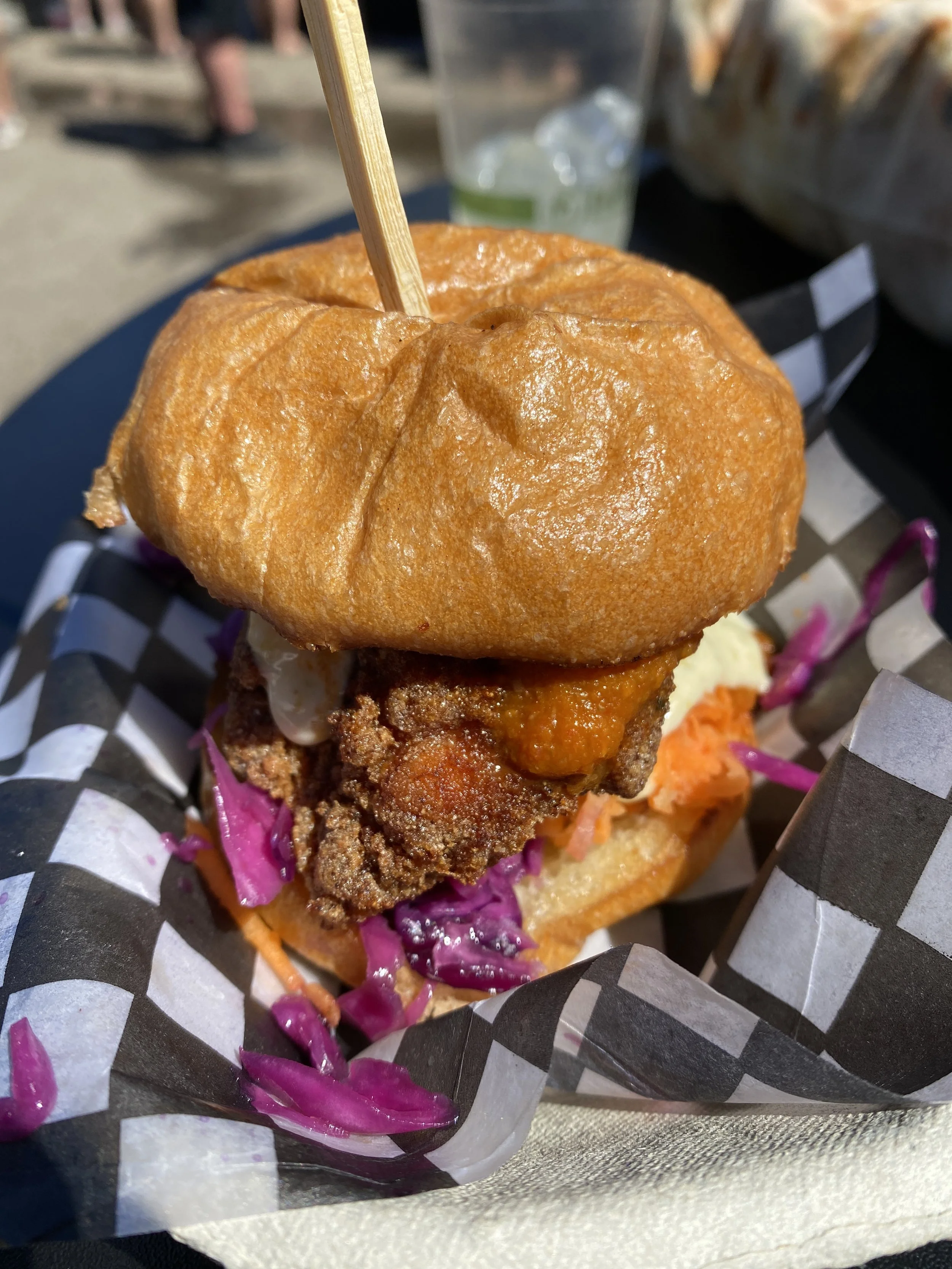 eat crow spicy chicken slider