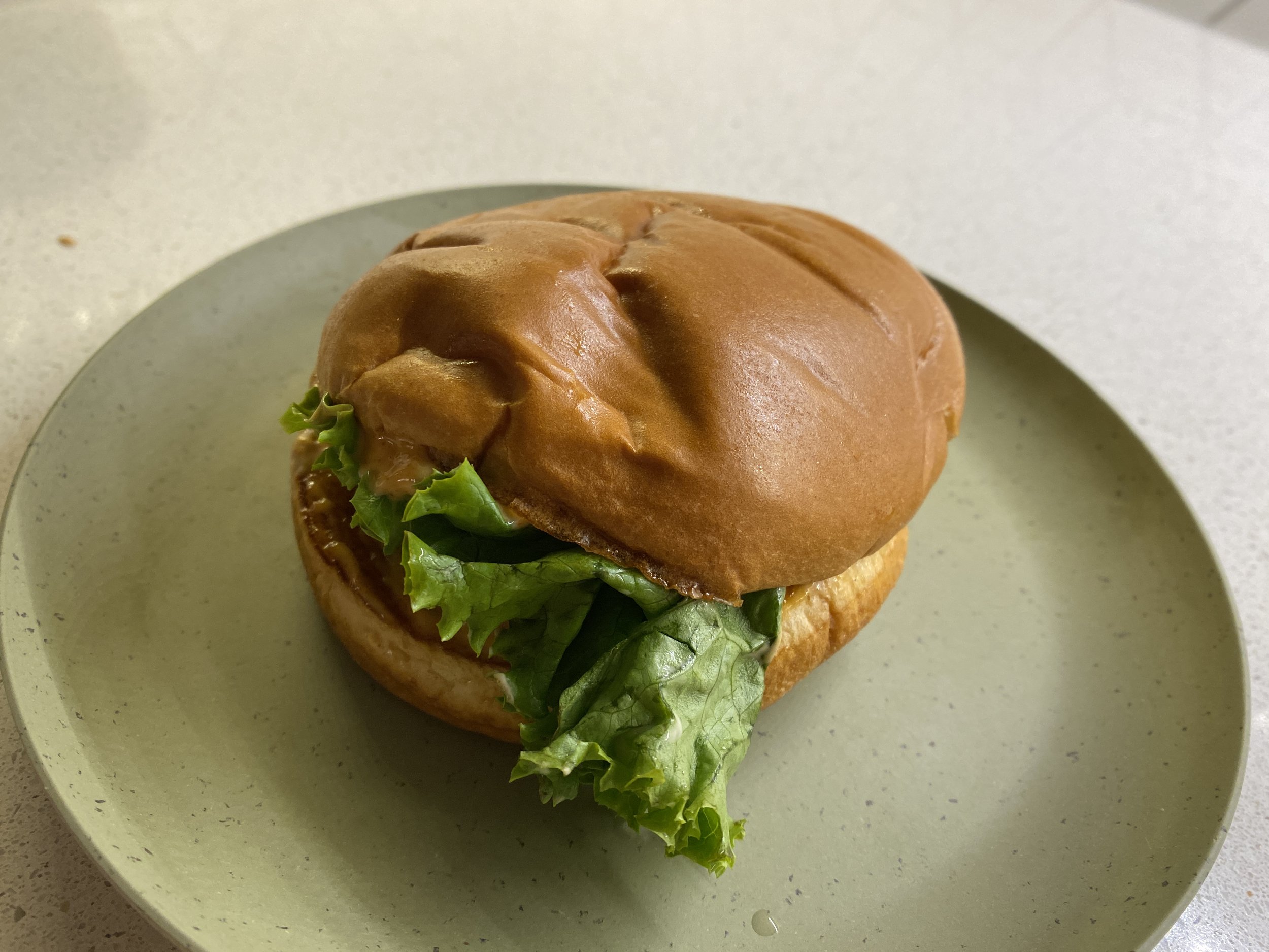 Popeyes Blackend Chicken Sandwich